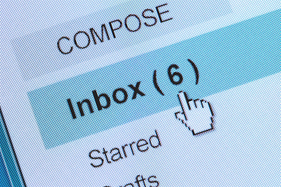 Email inbox screenshot