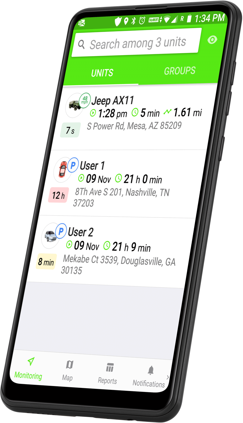 TrueTrack phone
